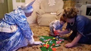 Дед Мороз и Снегурочка. Поздравление. Новый год 2023.