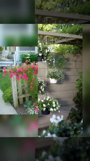 Оформление забора цветами! смотреть онлайн