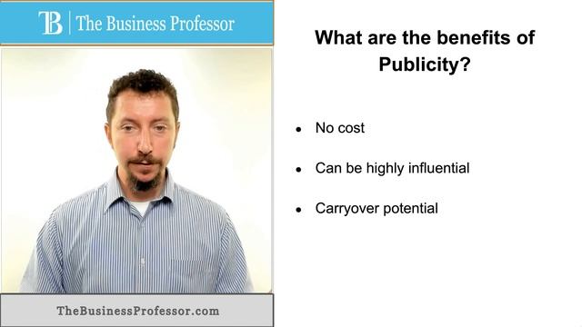 Marketing - Benefits of Publicity смотреть онлайн