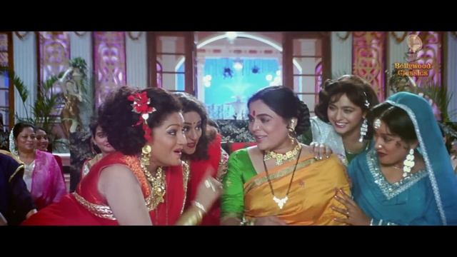 Aaj Humaare Dil Mein (HD)| Hum Aapke Hain Koun | Lata Mangeshkar and Kumar Sanu's Best Romantic Due смотреть онлайн