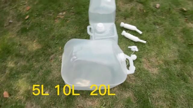 10L Gallon Collapsible Jerry Can Food Grade LDPE With Screw Cap Tap смотреть онлайн