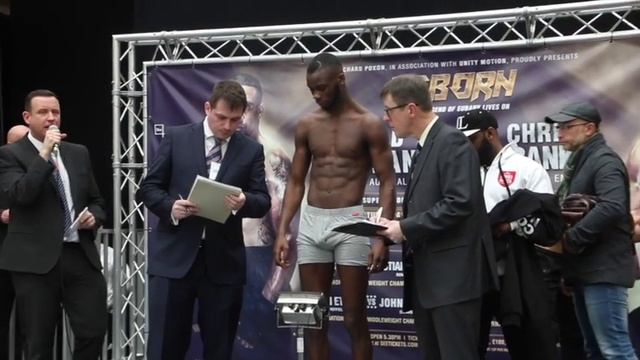 CHRIS KONGO v EDVINAS PUPLAUSKAS - OFFICIAL WEIGH IN VIDEO / EUBANK JR v QUINLAN смотреть онлайн