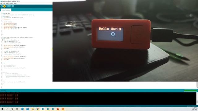 ESP PICO M5 STICK C, BLINK LED, FLAPPY BIRD, HELLO WORLD смотреть онлайн