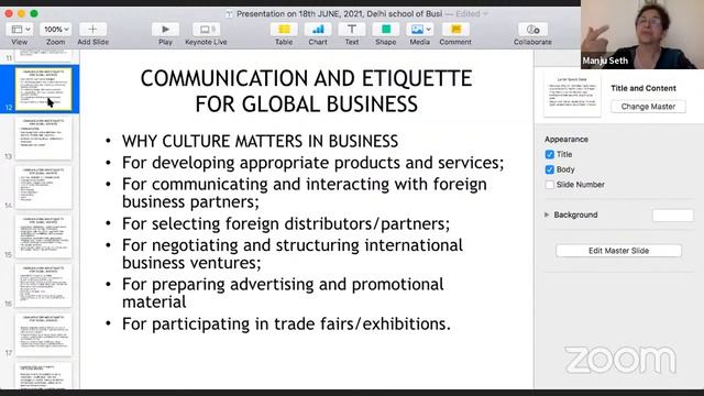 Communication and Etiquette for Global Business смотреть онлайн