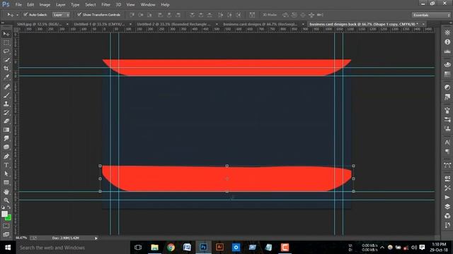 Business Card Design in Photoshop смотреть онлайн