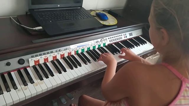 Учимся читать ноты с програмиой Софт Моцарт, Татьяна, 10 лет