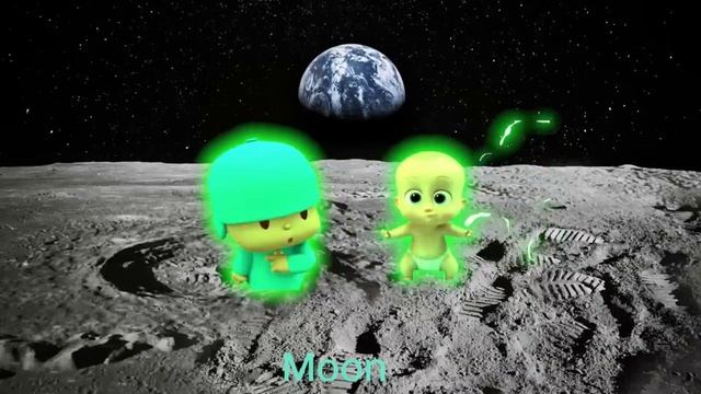 Pocoyo & Boss Baby "Go Away & Fart" Sound Variations смотреть онлайн