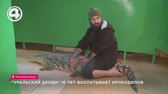 "Уральский Данди" 10 лет воспитывает крокодилов смотреть онлайн