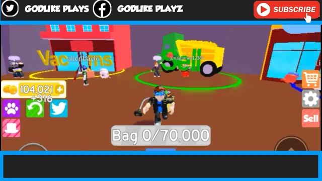ALL 5 CODES IN VACUUM SIMULATOR||HATS UPDATE смотреть онлайн