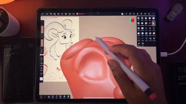 3D Modeling a Ram in Nomad Sculpt смотреть онлайн