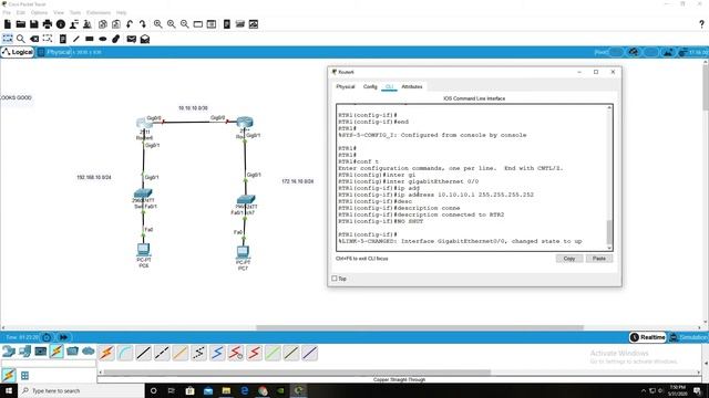 OSPF ROUTING PROTOCOL ,CONFIGURATION CISCO PACKET TRACER смотреть онлайн