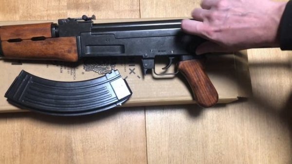 Автомат Калашникова АКС-47 со складным прикладом, AK47 asault rifle, Russia 1947, Denix 1097