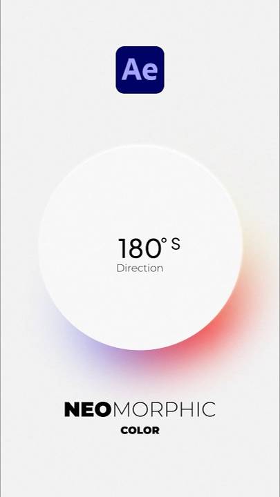 Создавайте минималистичную неоморфную цветную движущуюся графику в After Effects смотреть онлайн
