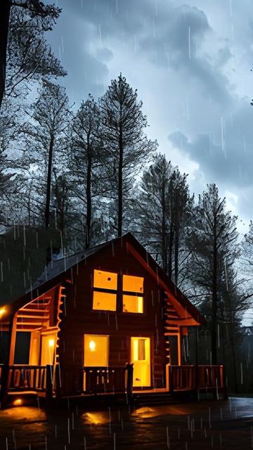 Rain Falling Sound for better Sleep - RainForest #shorts смотреть онлайн