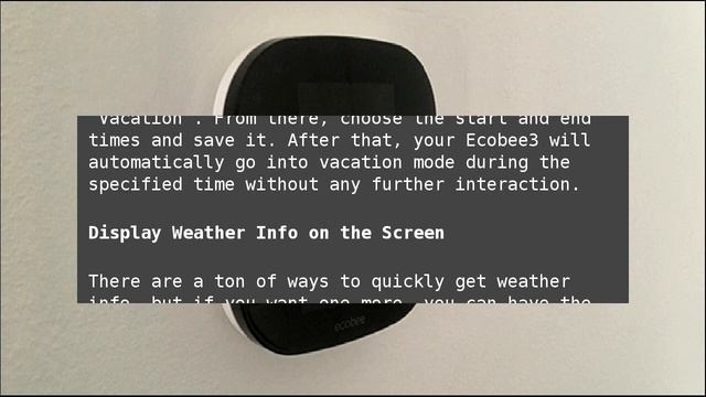 How to Get the Most Out of Your Ecobee Smart Thermostat смотреть онлайн