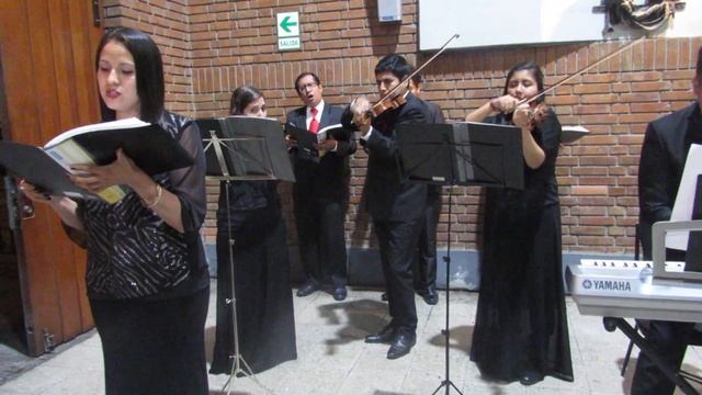 Eres Tú Mocedades (Organista, 2 violines, 1 flauta traversa y 4 voces) смотреть онлайн