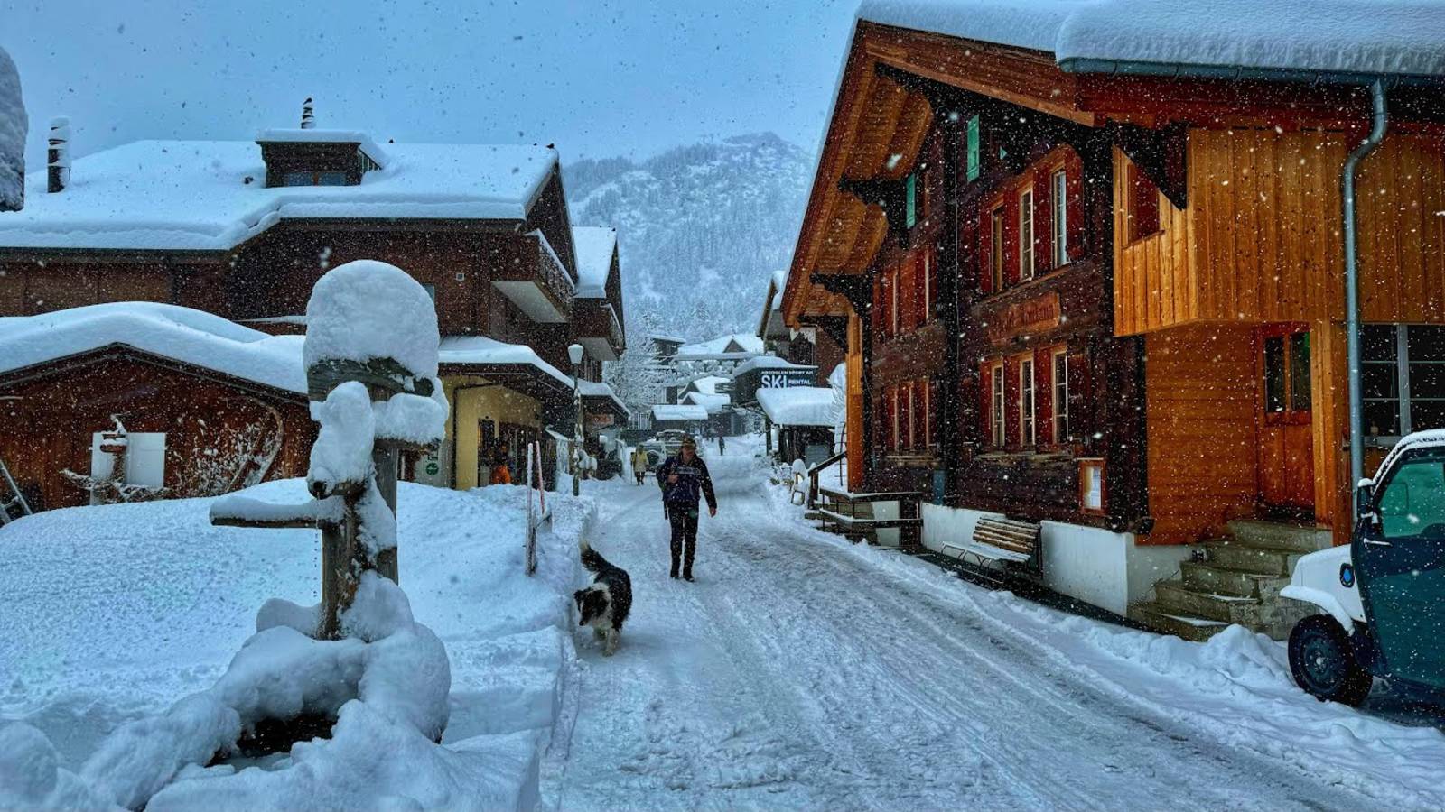 Снегопад в самых красивых горных деревнях Швейцарии - расслабляющая снежная прогулка 4K | #шариклайф смотреть онлайн