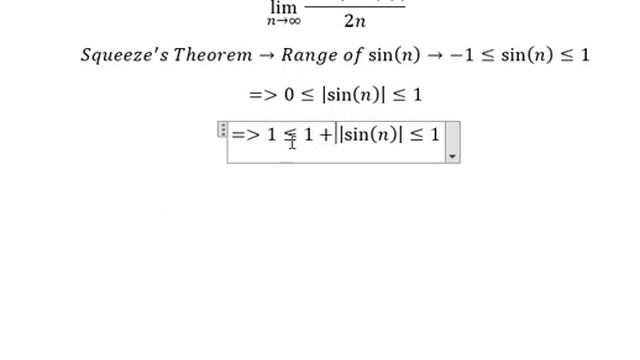 Calculus Help: Find the limits - lim (n→∞) (1+|sin(n) |)/2n - Squeeze's Theorem - Techniques смотреть онлайн