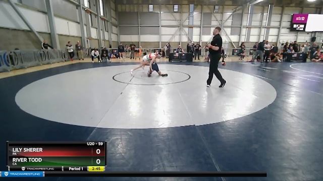 59 Lbs Champ. Round 1 - Lily Sherer, PA Vs River Todd, CA 3176 смотреть онлайн
