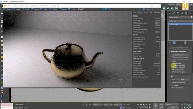 Corona Lights With Corona Renderer 7 3ds Max 2021 || Class-3 In Hindi | Urdu смотреть онлайн