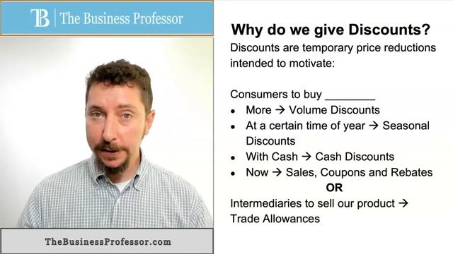 Marketing - Why Give Discounts смотреть онлайн