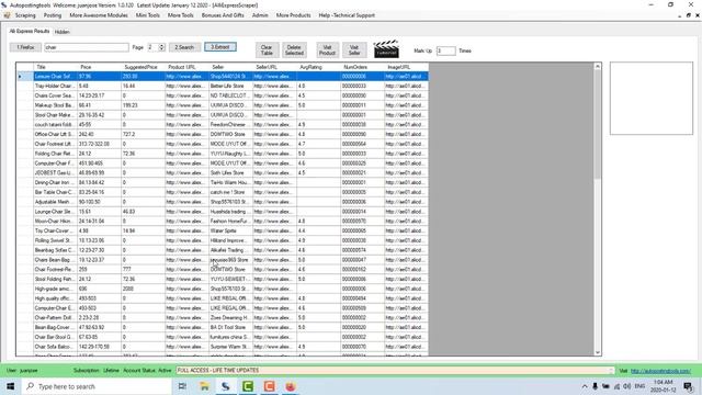 Extract data from Aliexpress 2020 - E commerce Scraper Aliexpress - Best Tool for Drop Shipping смотреть онлайн