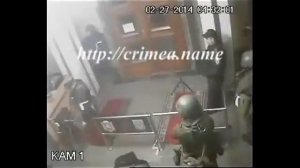 Захват российскими войсками парламента Крыма 27 02 14