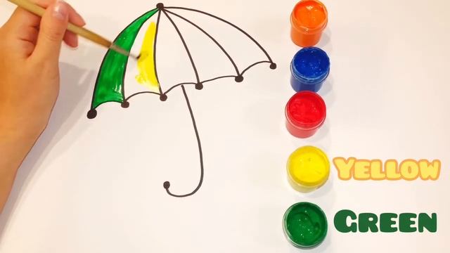 Learning colors. Draw colors. Nursery rhymes.Разукрашки. смотреть онлайн