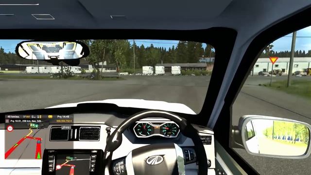 Euro Truck Simulator 2 - Mahindra Scorpio 4K ARABA MOD смотреть онлайн