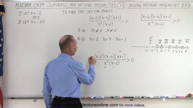 Algebra - Ch. 29: Quadratic & Rational Inequalities (13 of 15) Solving a Rational Inequality: Ex. смотреть онлайн