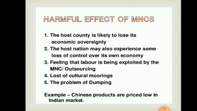 Part -2 Advantages & disadvantages of mncs and code of conduct смотреть онлайн