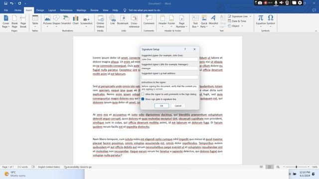 How to add a signature line in Word (2024) смотреть онлайн