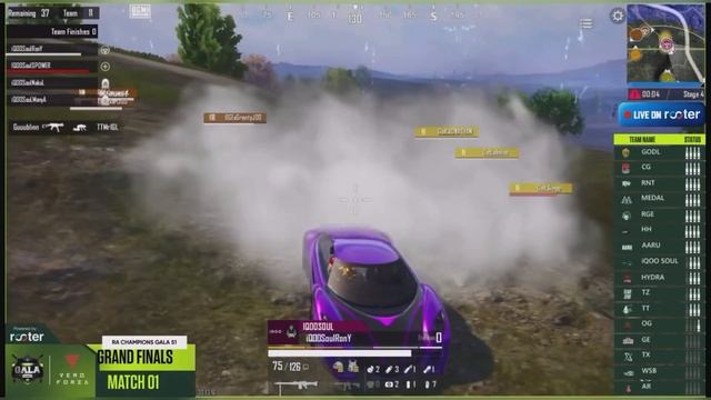 [GRAND FINAL DAY-2] Vero ForzaPresents RA Champions Gala Season... match 1 | GODL VS IQOO SOUL 🔥 смотреть онлайн