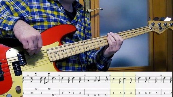 Mina -  Parole  Parole  Bass Cover with TAB