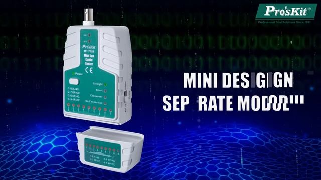 Pro'sKit MT-7058 Mini Lan Cable Tester смотреть онлайн