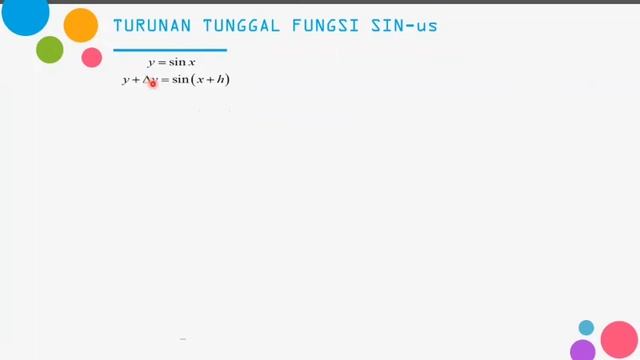 TEOREMA DASAR TURUNAN FUNGSI TRIGONOMETRI смотреть онлайн