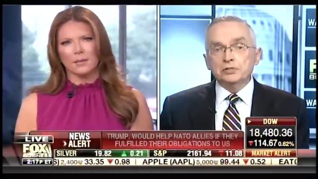 Ralph Peters battles Fox Business host after calling Trump's NATO remarks 'destructive and idiotic' смотреть онлайн