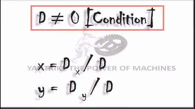 CRAMER'S RULE [ FOR TWO VARIABLES ] смотреть онлайн