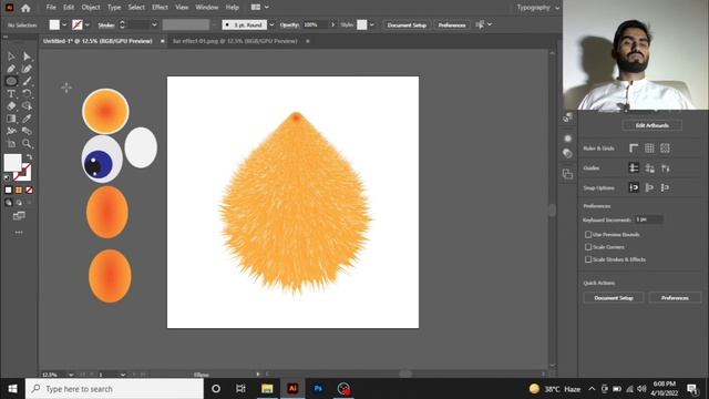Illustrator Fur Effect | Hairy Cartoon Design In Adobe Illustrator