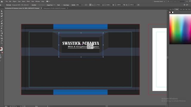 3D Business Card Design In Illustrator CC | Creative Business Card | How To Design 3D Business Card смотреть онлайн