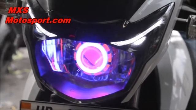 V980 Projector Headlight TVS Apache RTR 180 by Mxsmotosport смотреть онлайн