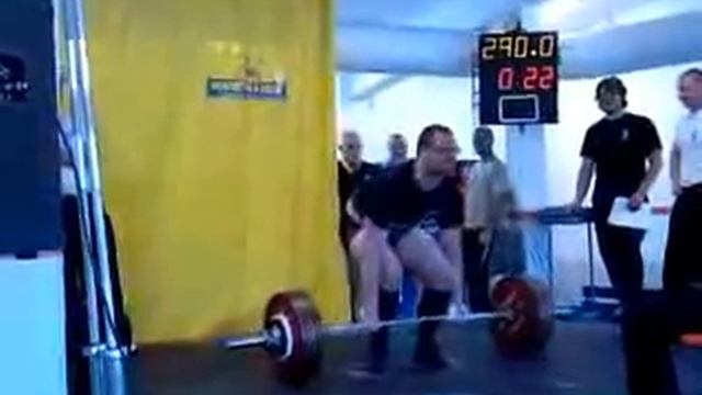 Deadlift 290 kg (638 lbs) смотреть онлайн