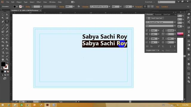 Adobe Illustrator tutorial : Design a business card with standard size смотреть онлайн