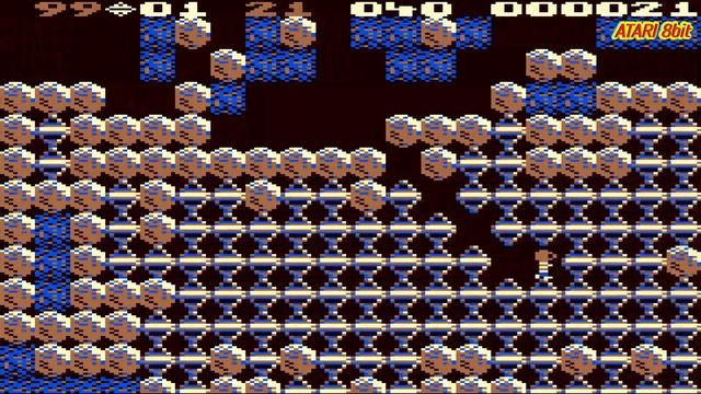 Boulder Dash 1 Super (Atari XL/XE) смотреть онлайн