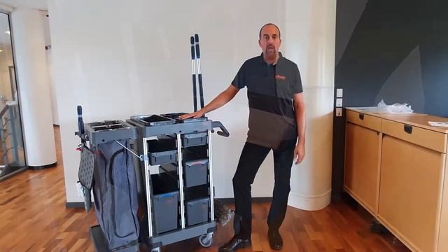 Origo 2 rengøringsvogn fra Vileda Professional смотреть онлайн