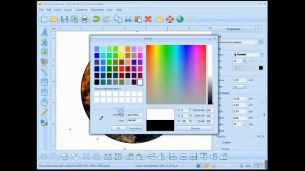 How to design CD Label in 5 minutes using RonyaSoft CD DVD Label Maker