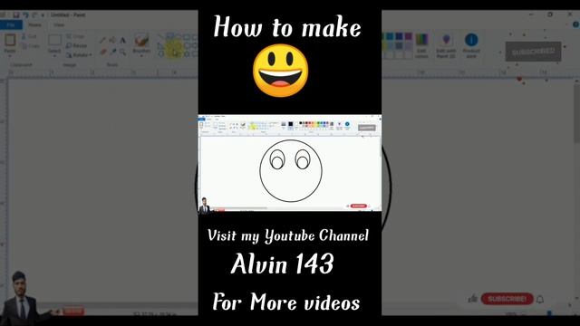How to make Smiley face 😃😃 in ms paint 💯🔥❤️#shorts #trending #viral #education смотреть онлайн