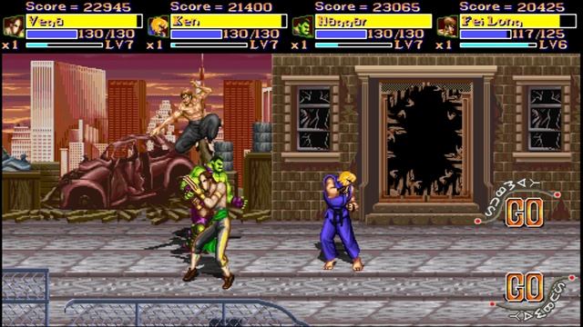 Final Fight LNS - 4 player coop online using Parsec смотреть онлайн