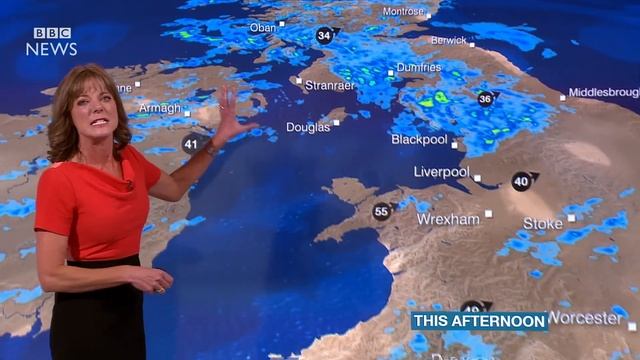 BBC Weather Presenter Giggles Through Forecast - BBC News