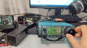 Тесты нового трансивера Xiegu G-90.Видео раз.Антена диполь.Сравнение по приему на Icom IC-706 MKII.